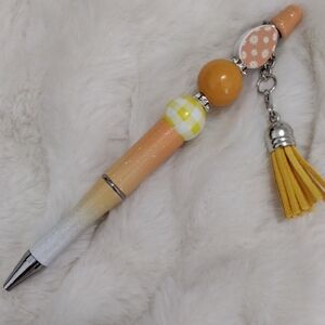 Easter Beaded Pen with Tassel